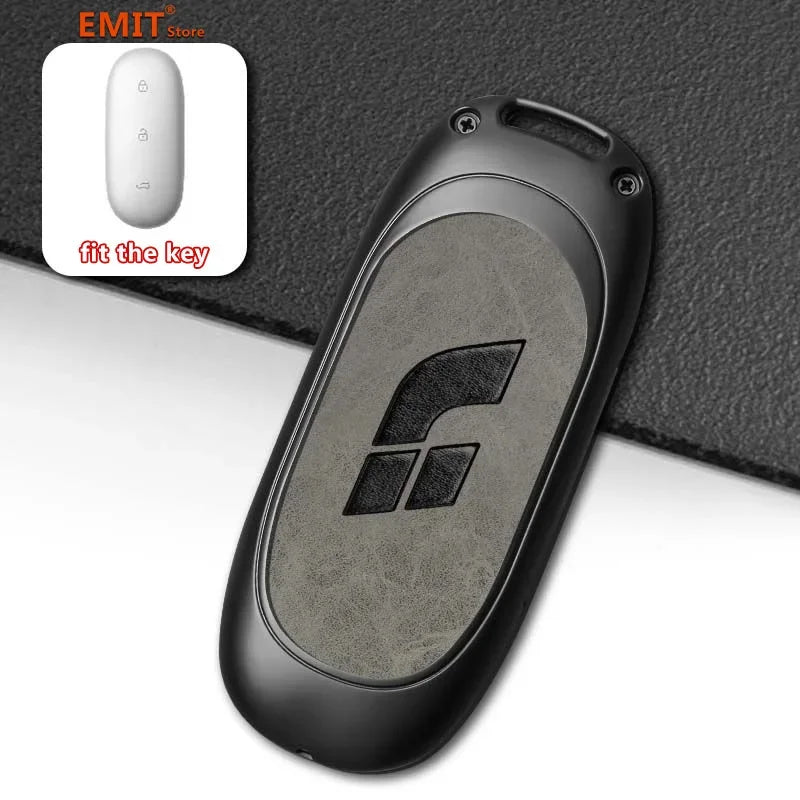 for Lixiang LEADING IDEAL L7 L8 L9 MAX Li Auto Key Case Smart Remote Holder Keychain Bag Protection Shell Cover Car Accessories
