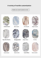 Luxury Marble Bath Set: Shampoo Bottles, Tray & Canister Organizer, Natural Stone Accessories for Home & Hotel Bathroom Decor