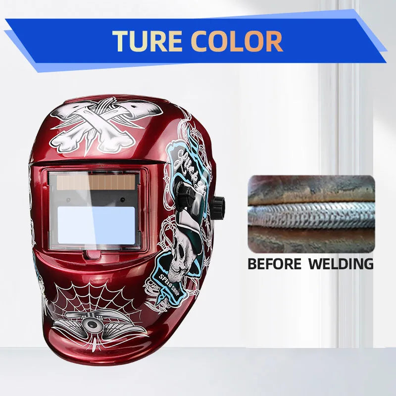 Solar Li Auto Darkening TIG MIG MMA Welding Helmets/True Color Welder Goggles/Mask Eyes Glasses/Goggles for Welding Machine