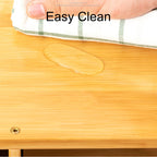 Bamboo Nightstands, Bedside Tables with Open Storage Compartments, Modern Side Table, Easy To Assemble End Table for Bedroom