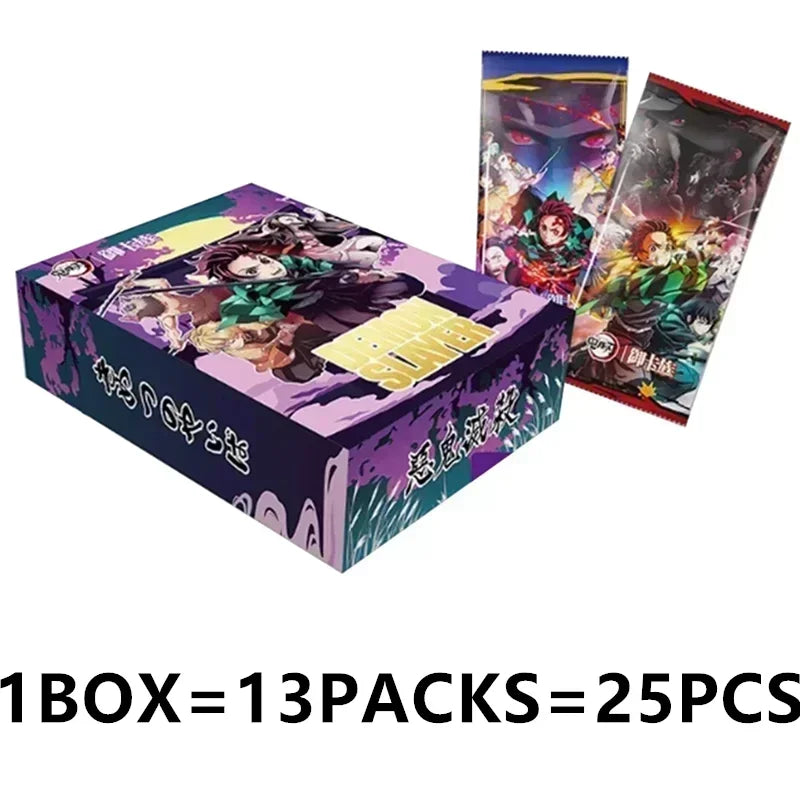 Douqu Original Demon Slayer English Version Trading Card Full Series Anime Collection Card Board Game Children's Toys Gift