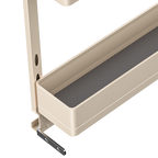 Champagne Color Kitchen Hardware Accessories Cabinets Condiments Bottle Storage Basket Pull Out Spice Rack