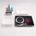 TH Kids Play Kitchen Appliance Realistic Induction Stove With Sound & Light Pretend Play Kitchen Toy For Toddler Operated Models