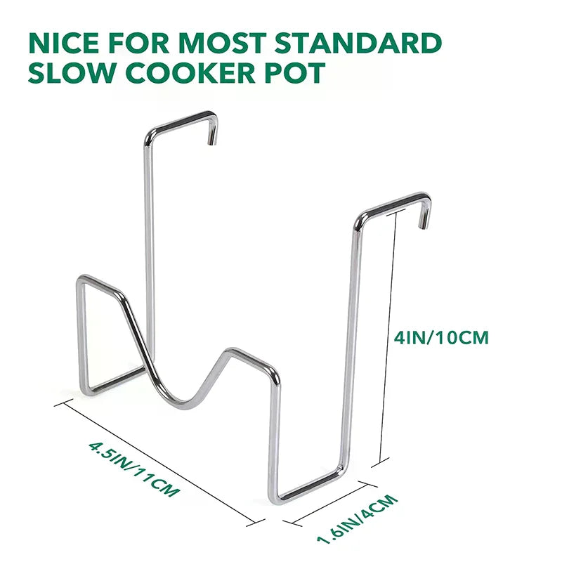 Kitchen Desktop Pot Lid Holder Multifunctional Pot Cover Rack Spatula Storage Rack Pot Lid Rest Kitchen Organizer Kitchen Tools