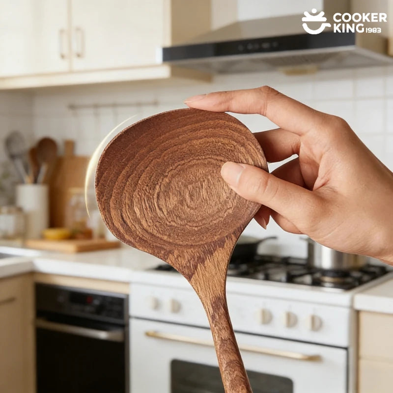 COOKER KING 35CM Mushroom Shaped Frying Spatula Kitchen Tools Cooking Spatula Kitchen Utensils Cooking Utensils Set Accessories