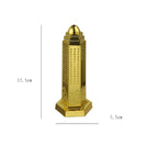 1Pc Buddhist Feng Shui Brass Five Element Pagoda-amulet Can Be Equipped With Tibetan Treasures Pagoda Heaven And Earth