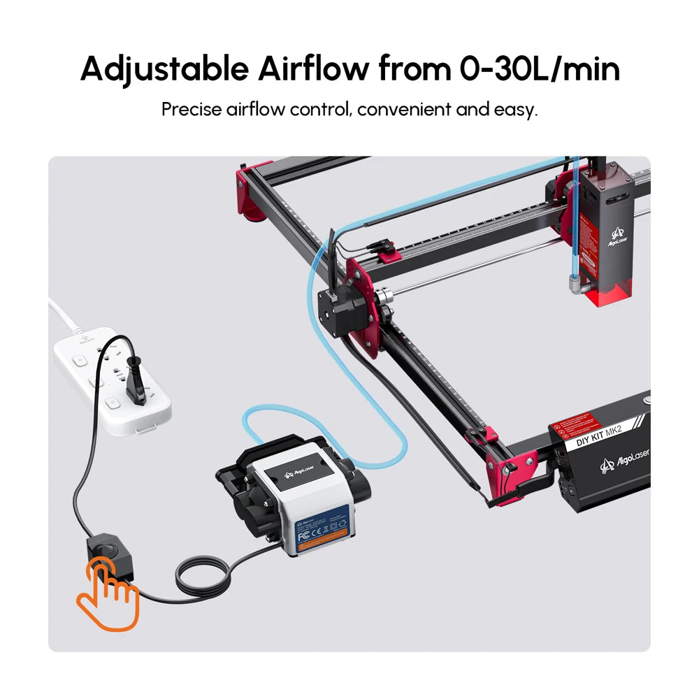 AlgoLaser DIY KIT MK2 10W for New Beginner Wood Engraving Mini Machine for DIY Crafting Glass Leather Engraving Area 400X435MM
