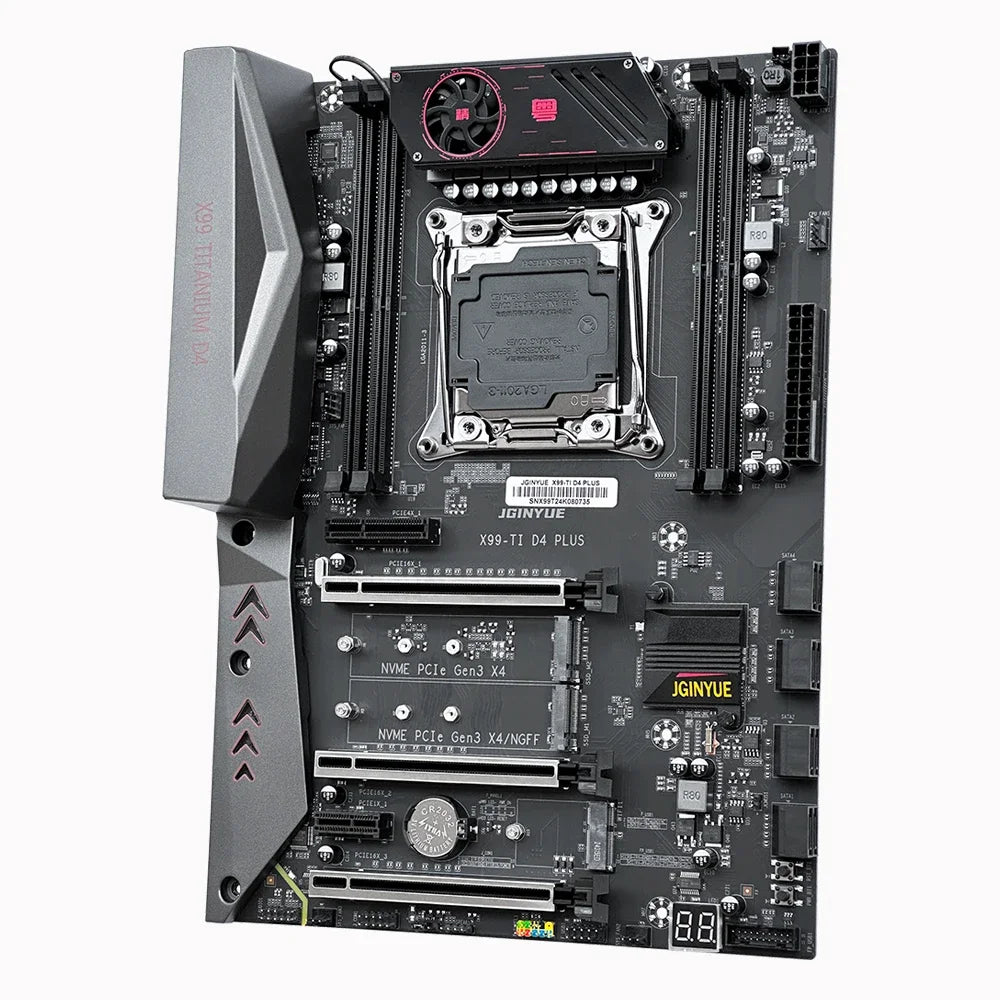 X99 Motherboard Combo Xeon E5 2697 V4 CPU Kit LGA 2011-3 2*16G=32GB DDR4 2400MHZ RAM Memory Support NVME M.2 USB 3.0 TITANIUM D4