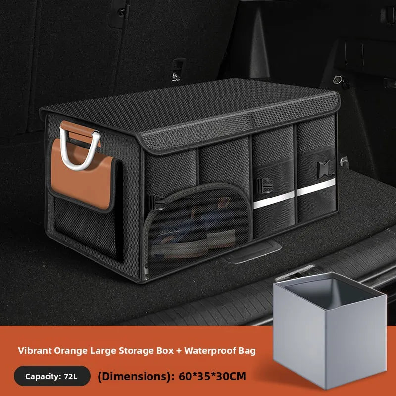 Car Storage Box Vehicle Trunk Organizer Waterproof Insulated Cusizable Simple Sle Foldable Storage Box for Changan CS75P...