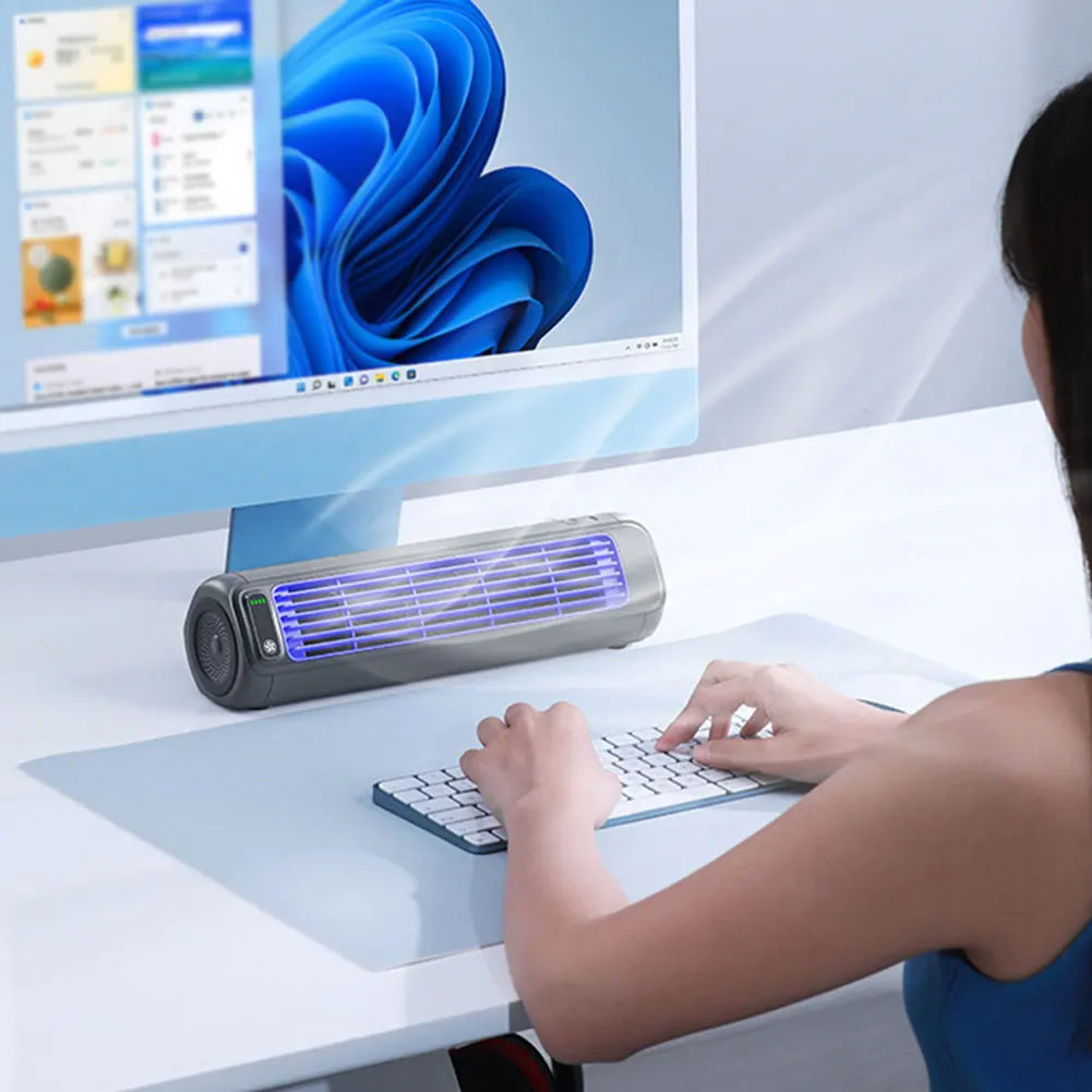 Desktop Tower Fan Quiet Desktop Fan Fast Cooling Fans Household Portab