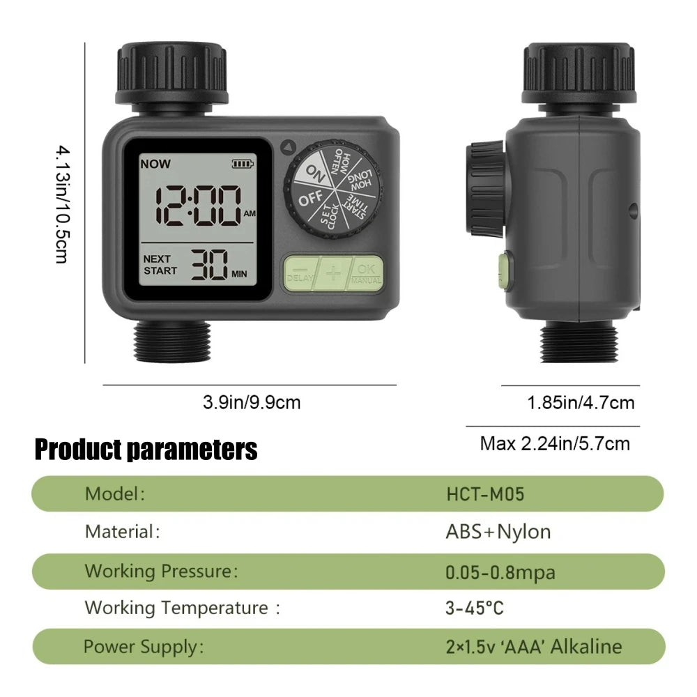 NEW 1-Outlet Water Timer Independent Control Program Digital Garden Sprinkler Garden Lawn Intelligent Automatic Drip Irrigation