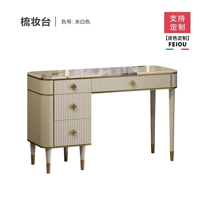 Dresser Bedroom Modern Minimalist Marble Integrated Makeup Table