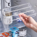 Layered Shelf Refrigerator Storage Kitchen Storage Shelf Toy Figurine Storage Cosmetics Shelf Kitchen Accessories Organizer Rack