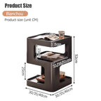Modern Living Room Side Table Bedside coffee table Home simple storage rack  for small apartment