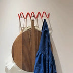 Creative Wave Coat Racks Minimalist Clothes Racks Wall Organizer Coat Hanger Living Room Clothing Shelf Interior Furniture