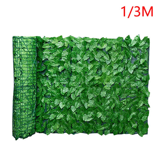 Artificial Leaf Privacy Fence Roll Wall Landscaping Fence Privacy Fence Screen Outdoor Garden Backyard Balcony Fence Privacy