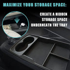 Storage Box For EV6 Lower Center Console Organizer Tray Interior Accessories Material Trim For Kia EV6 Accessories