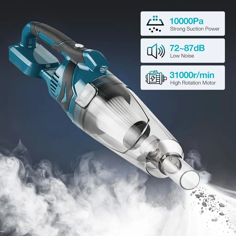 Electric Vacuum Cleaner 10000PA Cordless Handheld Home Car Dual Use for Home Pet Hair Cleaning Power Tool For Makita 18V Battery