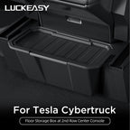 For Tesla Cybertruck Rear Seat Storage Box Under Air Vent Storage Case Trash Can Organizer Car Interior Accessories 2024 1pc