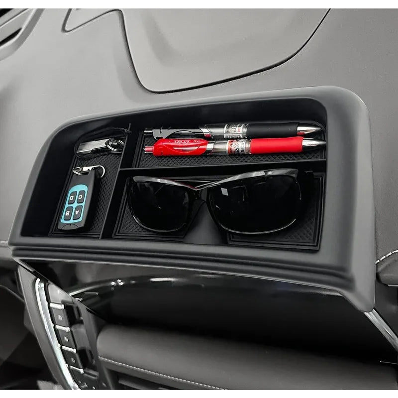 Dash Storage Tray Insert Behind Screen Organizer Storage Accessories fits for 2021 2022 2023 2024 GMC Yukon Chevy Tahoe Suburban