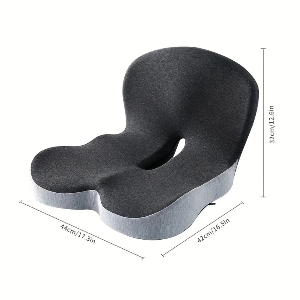 Comfort Memory Foam Backrest Cushion Breathable Non Slip Chair Cushion