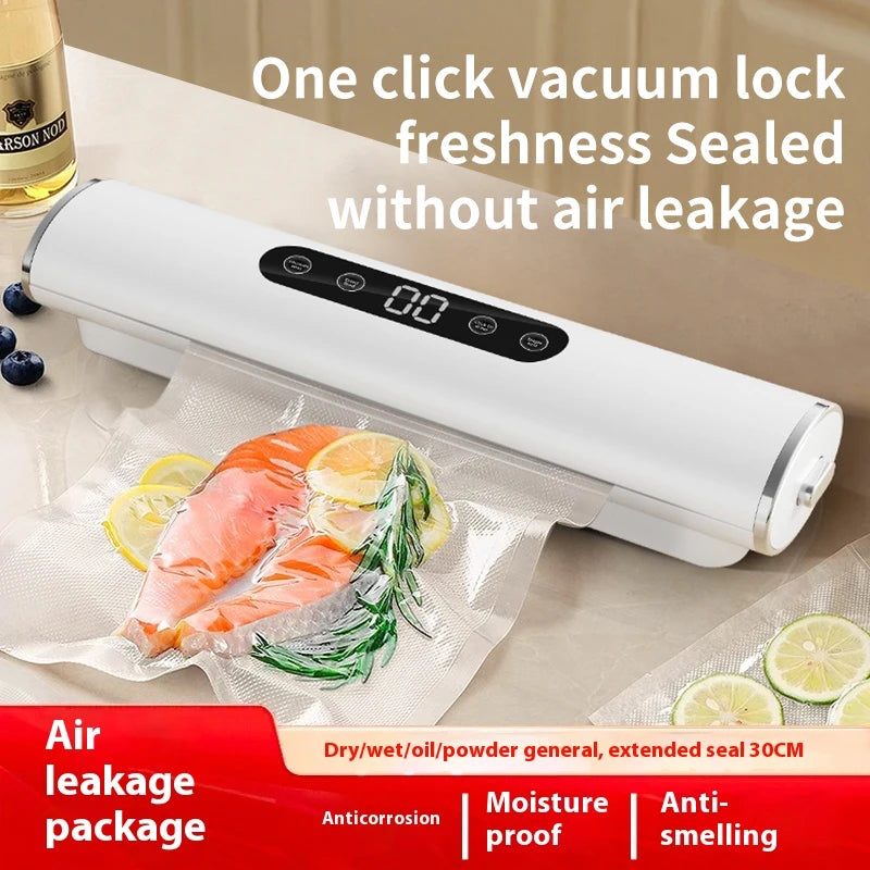 For Food Vacuumor Professional  Vacuum Sealer Machine for Products Kitchen Sealing Machine Cuisine Packaging Plastic Bag Sealant