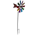Metal Windmill Decor Iron Art Garden nament Windmill Statue Decorative Spinners Outdoor Pinwheel Sculpture Garden Supplies Yard