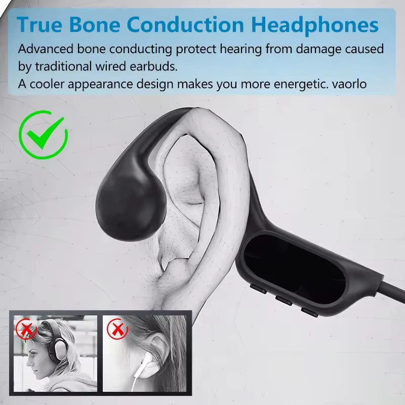 Xiaomi True Wireless Earphones Bluetooth 5.4 Bone Conduction Sports Headset OWS Gaming Running Driving Headphones with HD Mic