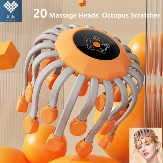 20-Head Octopus Scalp Massager