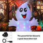 Inflatable Air Blower Portable Mini Air Blower With LED Light String Replacement Blower Fan for Halloween Xtmas Garden Decor