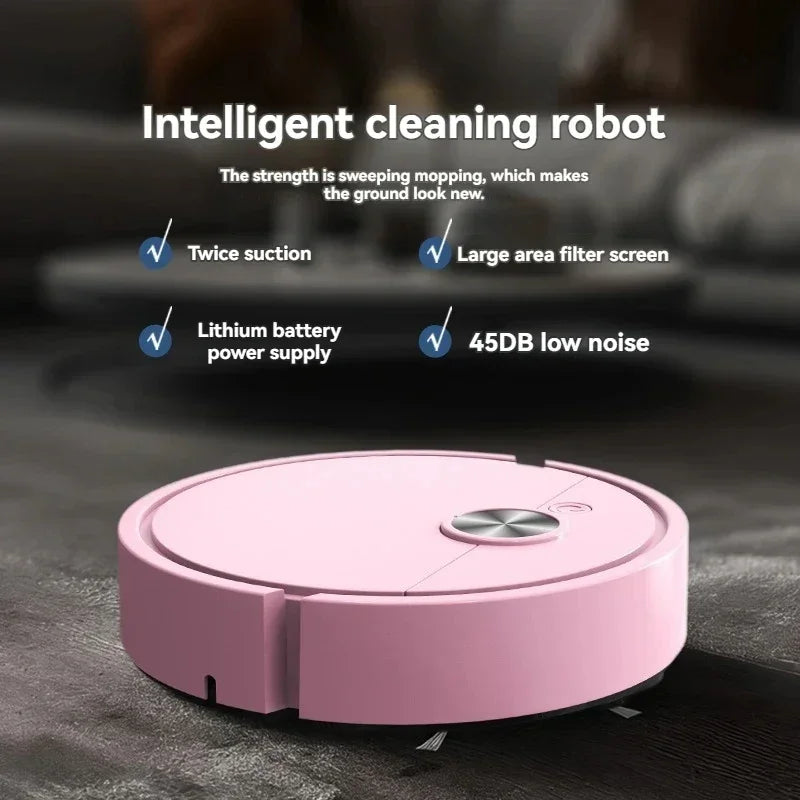 New 4000Pa 3 in 1 Smart Sweeping Robot Vacuum Cleaner Strong Suction Easy To Use For Hard Floors Pet Hair Carpets