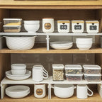 Kitchen Cupboard Organizer Retractable Cabinet Shelf Seasoning Bottle Spice Rack Dish Shelf Kitchen Accessories Storage Rack