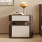 Minimalist Modern Aesthetic Bedside Table With Drawers Design Storage Nightstand Space Saving Mesa De Noche Bedroom Furniture