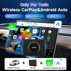 CarlinKit Wireless CarPlay & Android Auto for Tesla Model 3/X/Y/S - Auto Connect, Siri, Spotify, Waze | AlluCanFind