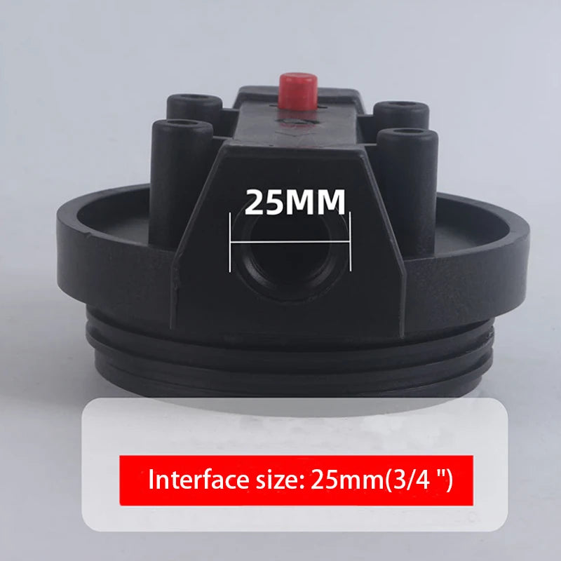 20 inch transparent filter bottle 3/4''1"Plastic mouth 25/32mm rubber ring leakproof Explosion-proof water purifier filter shell