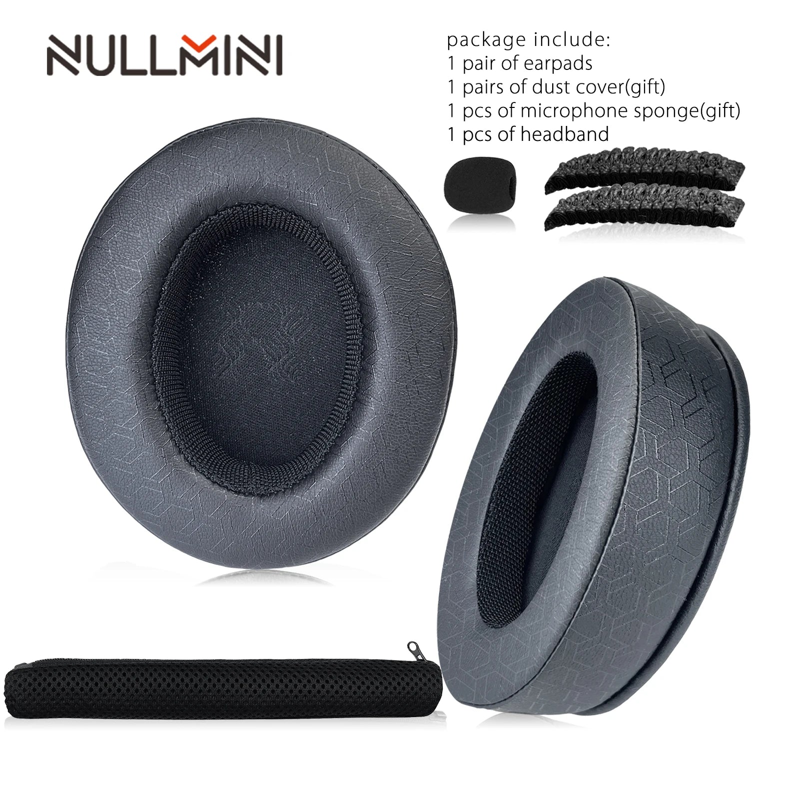 NullMini Replacement Earpads For Logitech G Pro X Headphone Cooling Gel Earmuffs Ear Cover Headband HeadBeam