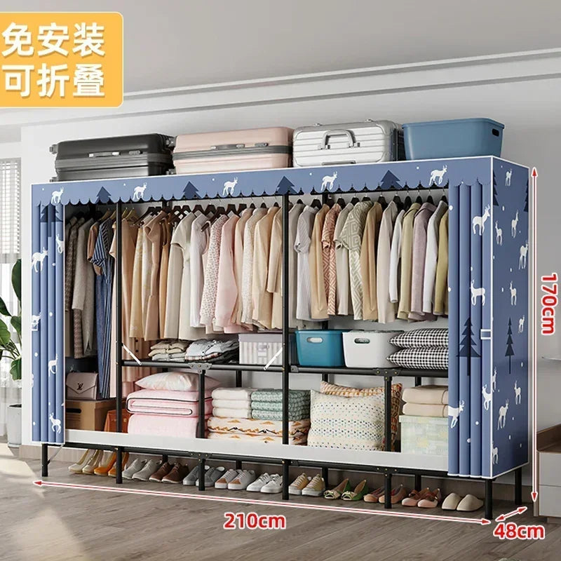 Storage Locker Dressers Folding Portable Cabinets Living Room Garden Furniture Set Clothes Closet Wardrobe Organizers Versatile