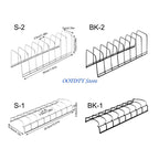 367A Nonrust Steel Kitchen Organizers Dish Rack With Drainage Design Tableware Organizers For Countertop Space Saving Storage