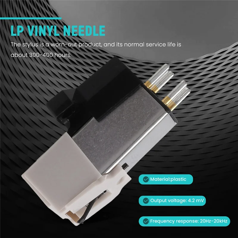 IIJJ-AT3600L Magnetic Stylus LP Vinyl Record Player Needle for Turntable Phonograph Platenspeler Records Player 2PCS