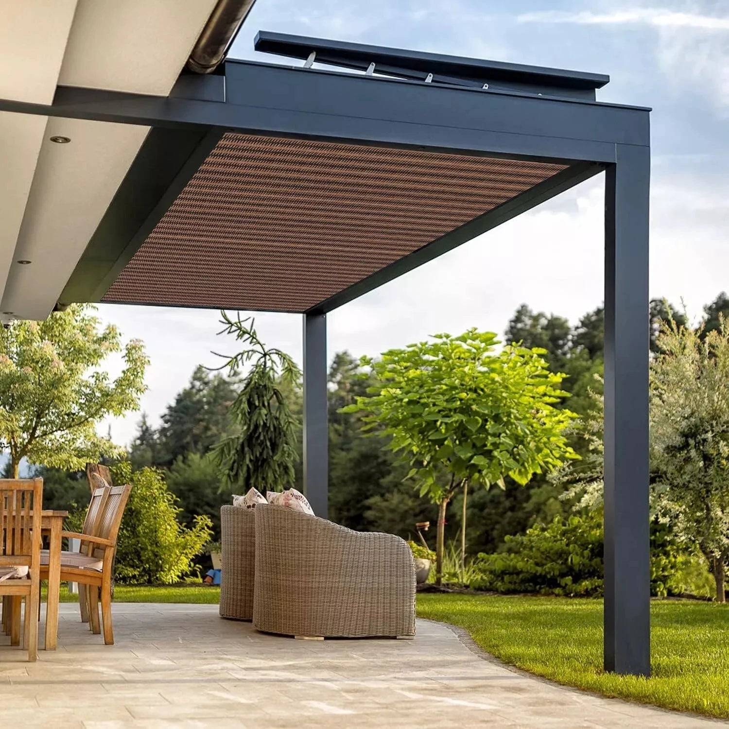 Shade Cloth 90% Sun Shade Fabric Privacy Screen Shade Cover with Grommets Patio Canopy Shade Net for Garden Outdoor Pergola