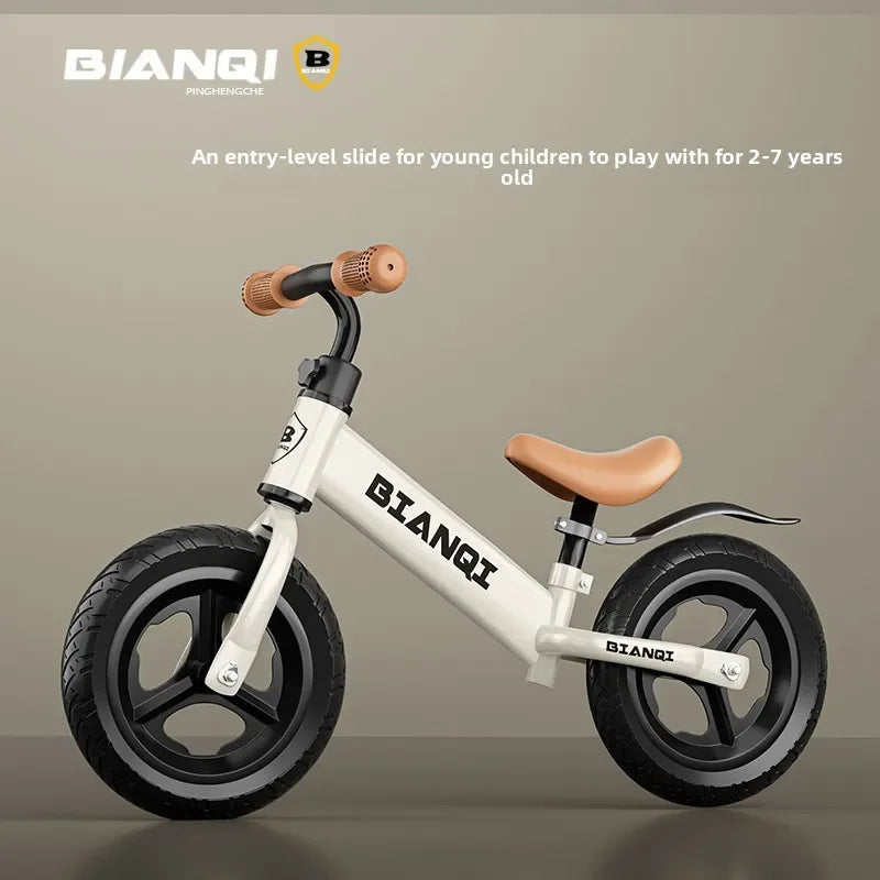 New children's balance bike, pedal bicycle, 2-3-4 years old baby sliding bike, learning walker, sliding bike