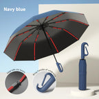 Strong Windproof Automatic Umbrella 72 Bones Sunshade Uv Protection Folding Men's Umbrella Buckle Rain Large Parasol for Women