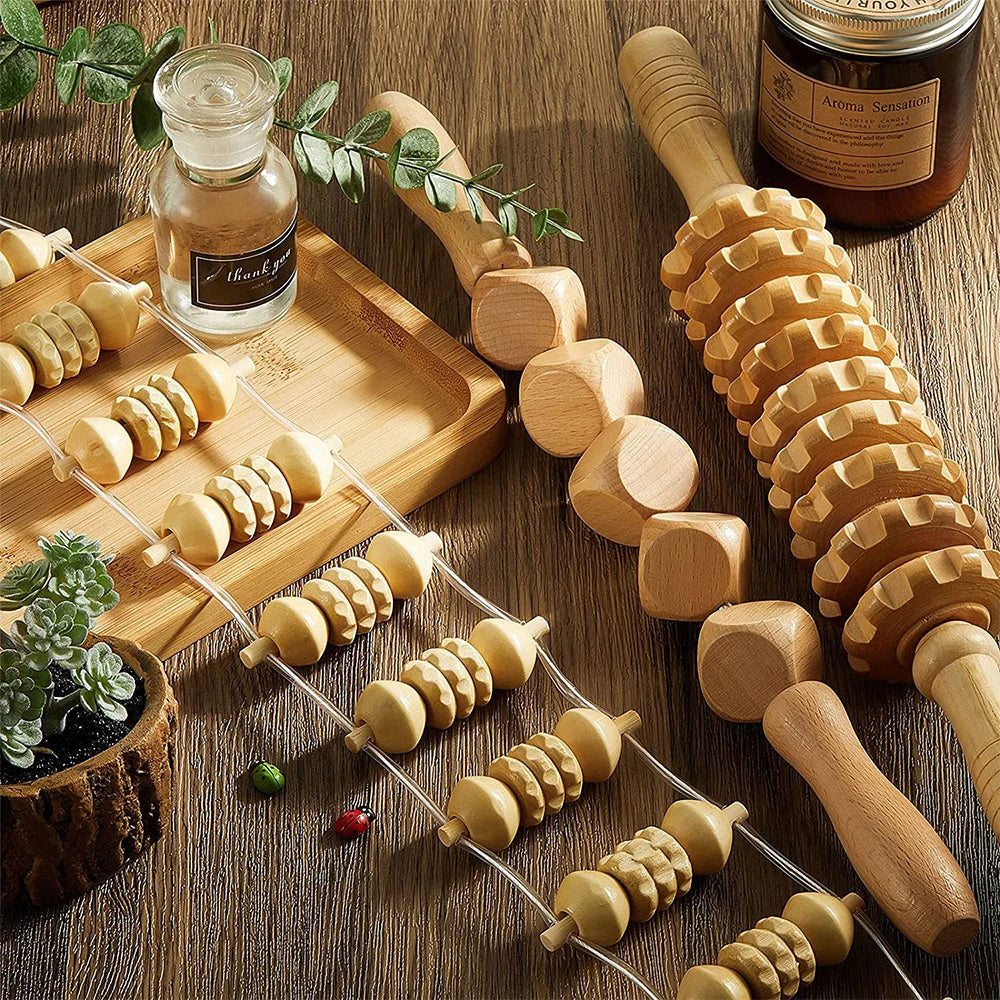 6-in-1 Wood Therapy Massage Tool