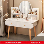 Dressing Table, Bedroom,Simple Modern Small Apartment, Bedside Storage Cabinet,Integrated Makeup Table, Nail Salon Makeup Table