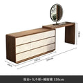 Desk Organizer Bedroom Dressing Table Mirror Bedside Modern Wood Makeup Table Storage Nordic Vanitys Para Maquillaje Furniture