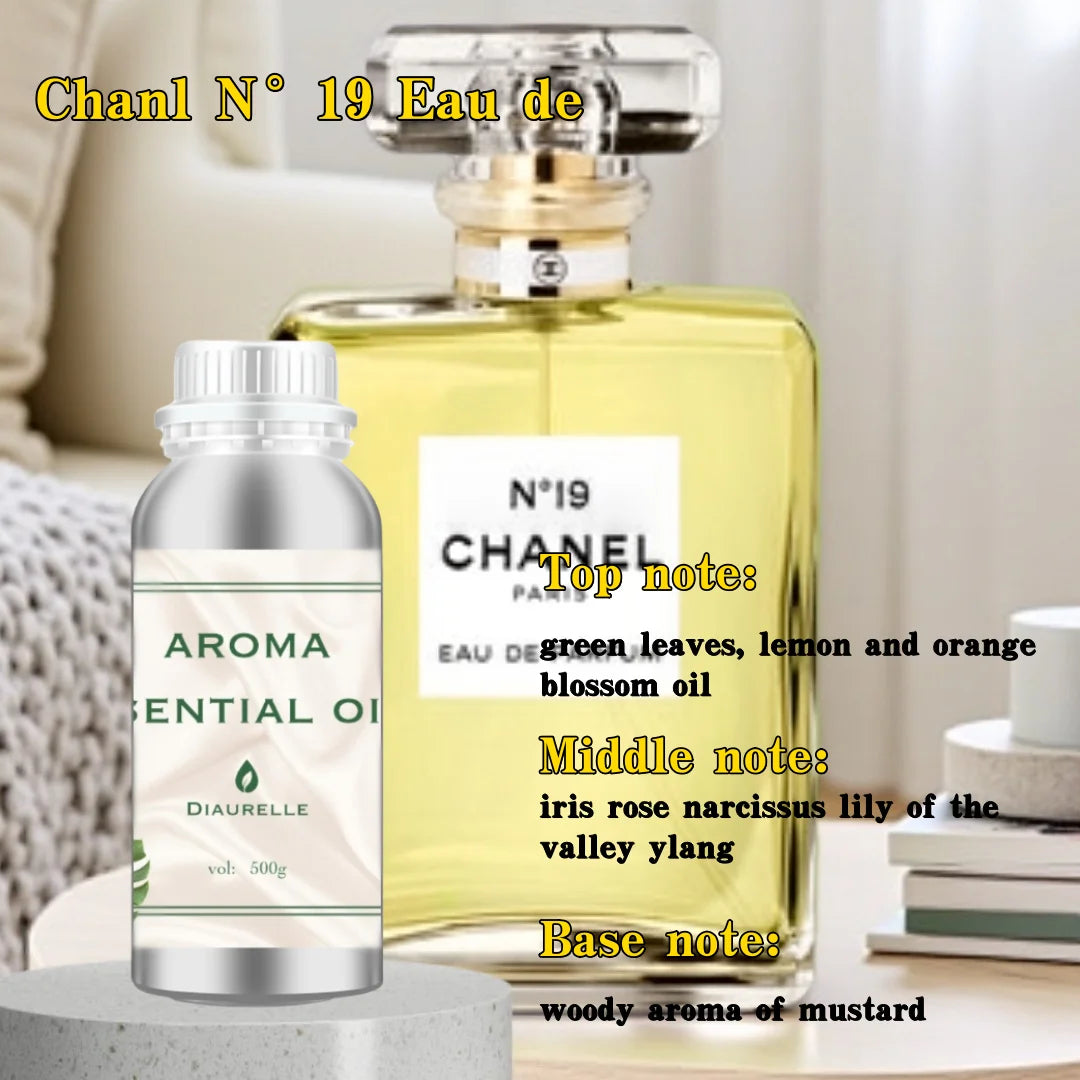 Diaurelle Hotels 500ML Long-Lasting Perfume Oil for Diffuser Hotel Home Air Freshener Strong Refreshing Aroma