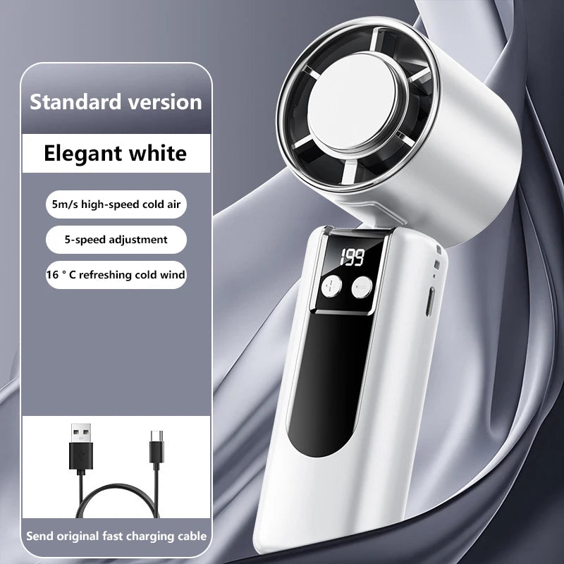 Xiaomi 199 Gear 29000 RPM Foldable Ice Cold Fan Semiconductor Mini Tur