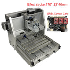Aluminum Mini CNC Frame Kit T8 Screw 775 Spindle Motor ER11 Collet Chuck DIY CNC Engraving Machine Stroke XYZ 170x120x40mm