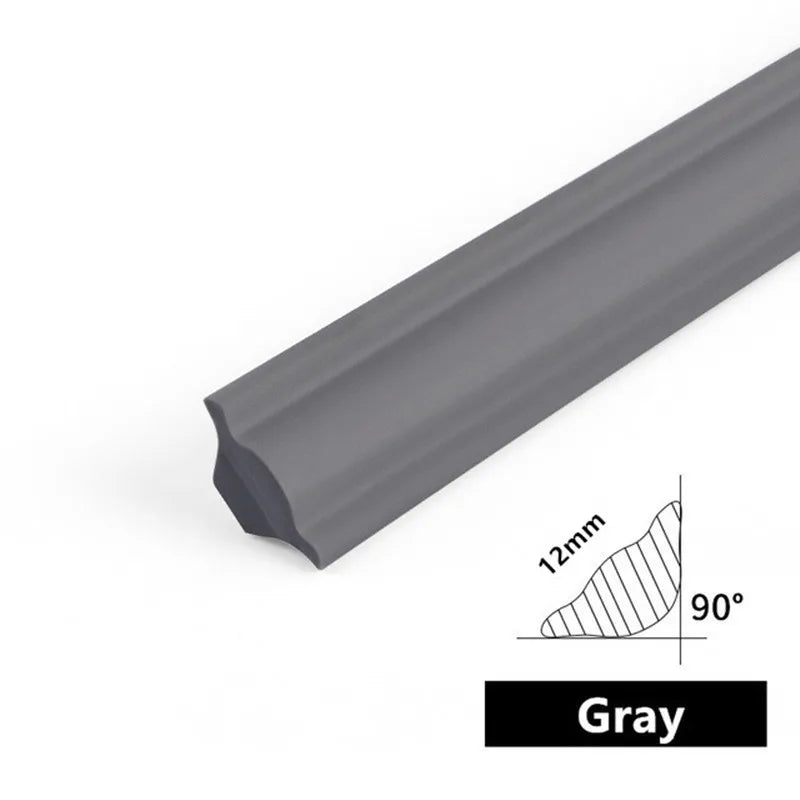 5M 3D Foam Ceiling Decor Edge Strip Corner Line Sticker Waterproof Self Adhesive Living Room Border Corner Beautification Line