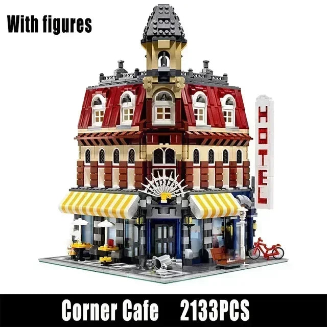 Creator Expert Pet Book Shop Town Hall Downtown Diner Modular Brick Bank Cafe Corner Toys Parisian Set | AlluCanFind